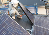 太陽光発電：太陽光パネルの設置