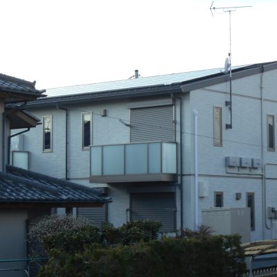 太陽光発電パネル設置（シャープ）栃木市Ｋ様アパート14.3KW - 株式会社ソーラー・ブレス - 施工事例